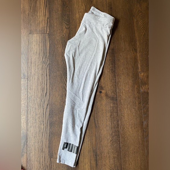 Puma // Gray Women's Leggings - Picture 1 of 5